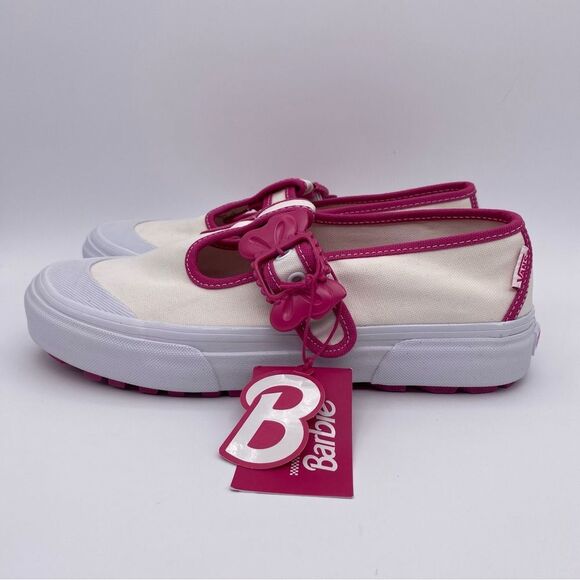 Vans x Barbie Style 93 DX Mary Jane Skate Women's Shoe | Size:  6.5 - Picture 3 of 15